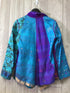 Mieko Mintz silk Jacket Size Medium Reversible pre-owned